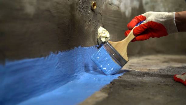 Commercial Basement Waterproofing project at a Smithfield, NC business property by SJ Waterproofing Pros